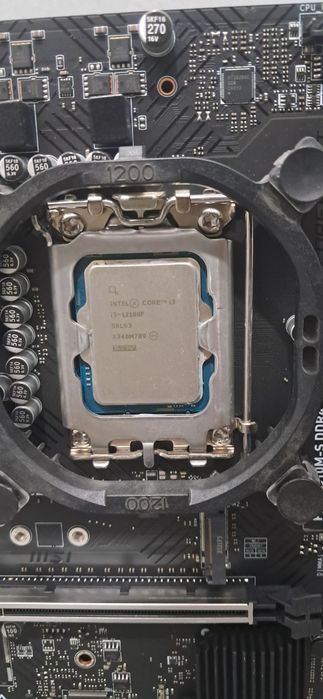 Процессор H610 × 12100 f i3 msi gigabyte colorfull + 12100f  i3
