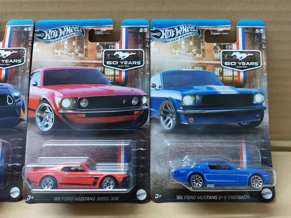 Колички Hot Wheels FORD MUSTANG / Хот Уилс - 7 модела / 021