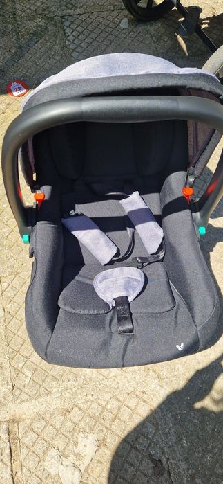 Бебешка количка 3 в 1 Christiano Сив - Cangaroo