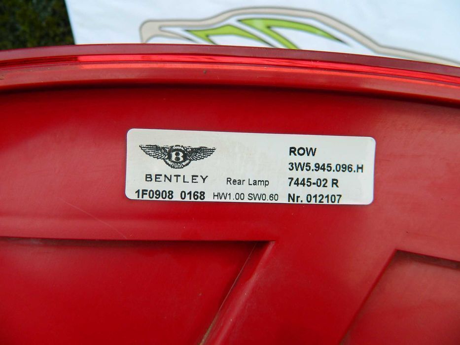 Stop dreapta Bentley Continental Flying Spur 2006-2012 cod 3W5945096 H