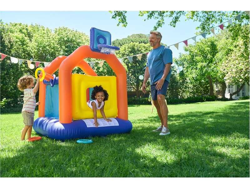 НОВИ! Надуваем детски замък батут с баскетболен кош