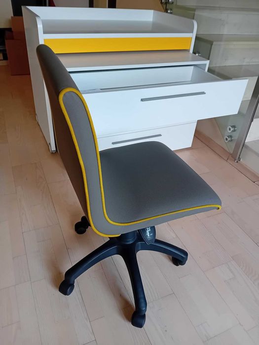 Ученическо бюро, скрин и стол, Almila Neo Yellow