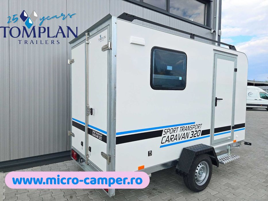 Mini-rulota - Camper 3.20 x 1.80m - TOMPLAN TFS 360