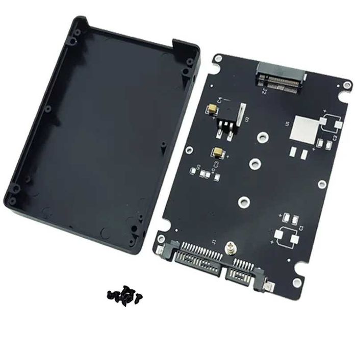 Adaptor carcasa externa SSD M2 la SATA 3 6Gbps M.2 B Key SSD 2.5