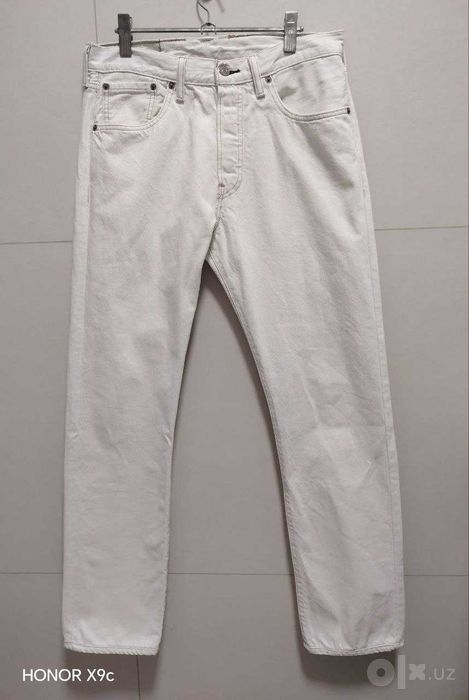 Levi's 501 Белые Джинсы / W31 / Y2K. Винтаж. Редкость.