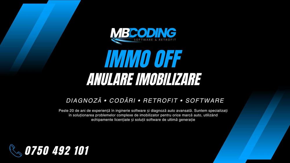 IMMO off / anulare imobilizare Skoda Renault BMW Audi VAG Opel