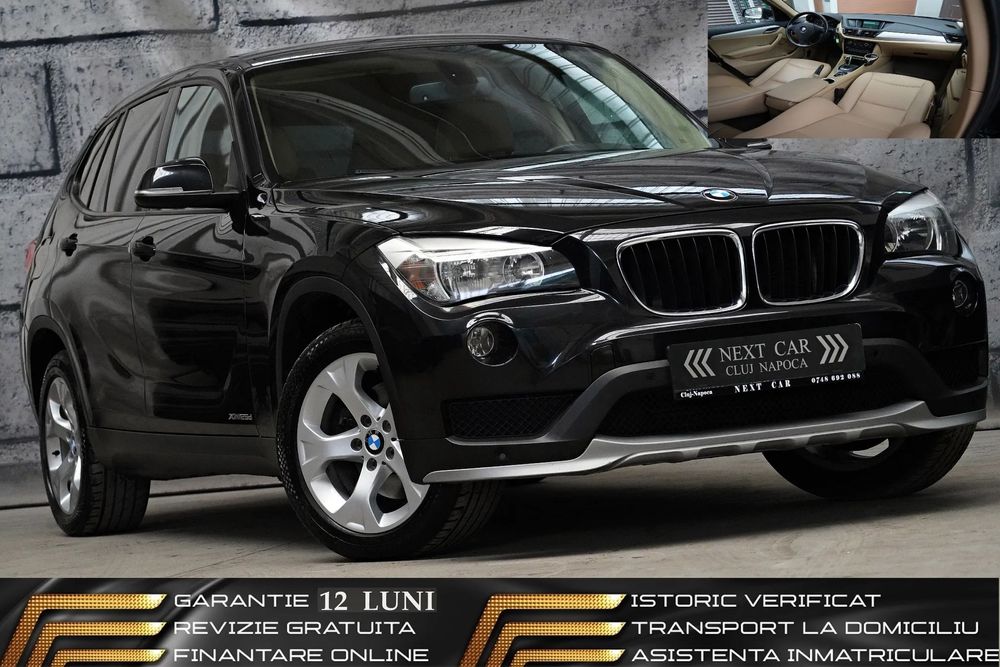 BMW X1 GARANTIE 12 LUNI*RATE*4x4*218Cp*X-Line*Piele crem*Bixenon*Led*Navi