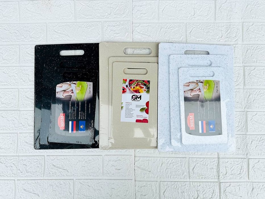 Мраморные доска набор 3в1