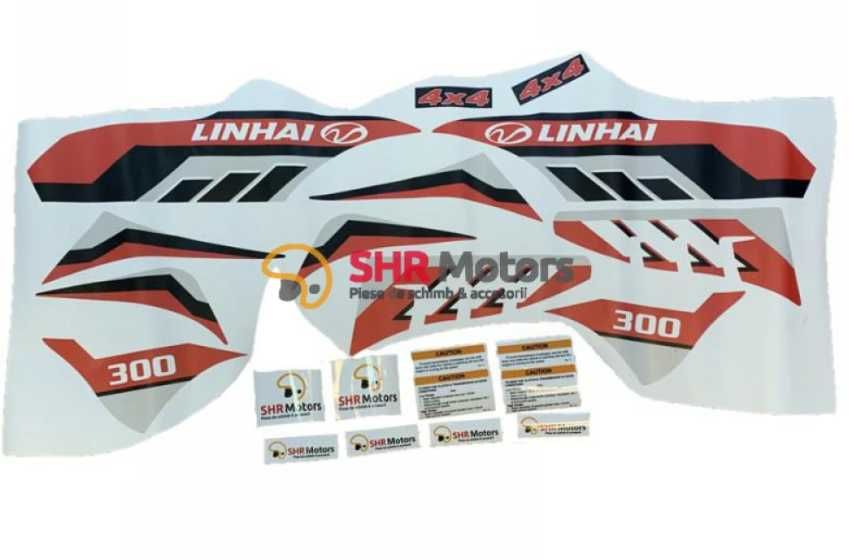 Stickere complete Linhai Dragonfly 300 , 400 , 500 / Linhai 300