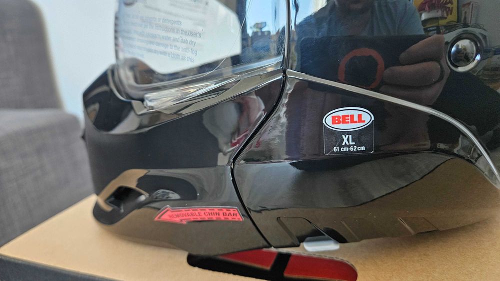 Casca moto neagra Bell Broozer XL (61-62cm) noua