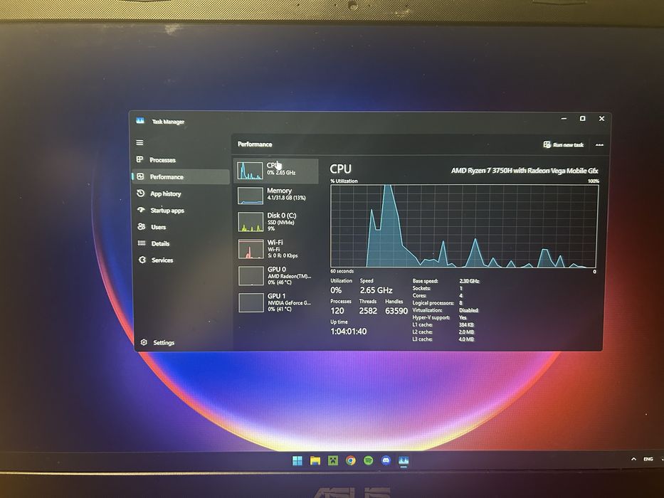 Laptop ASUS TUF gaming