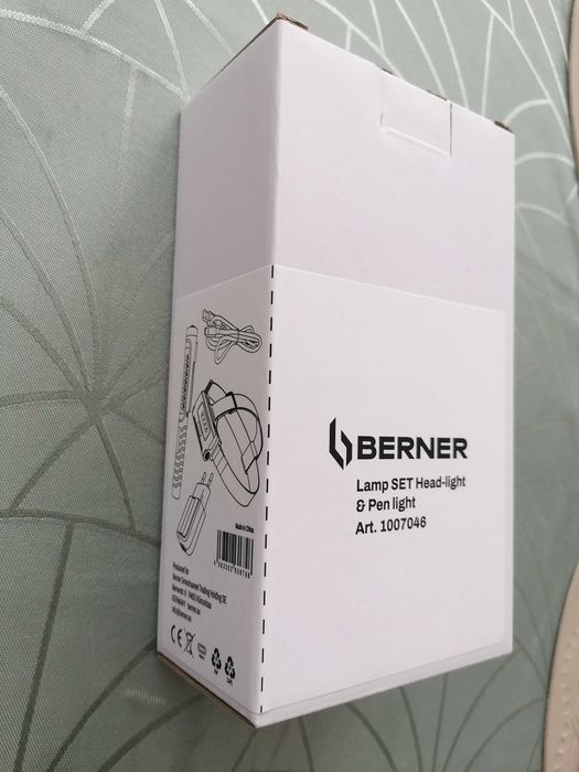 Berner челник с работна лампа