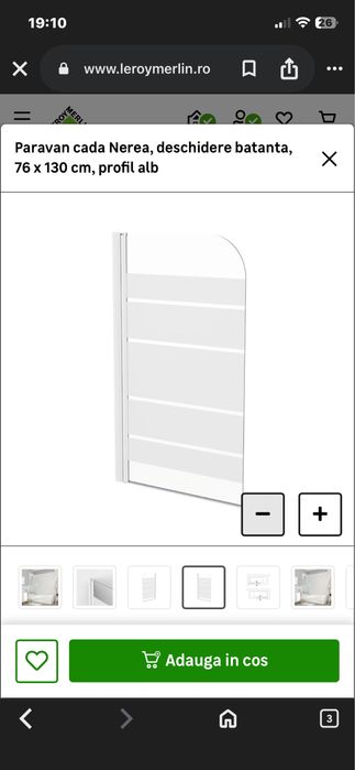 Paravan cada securizat