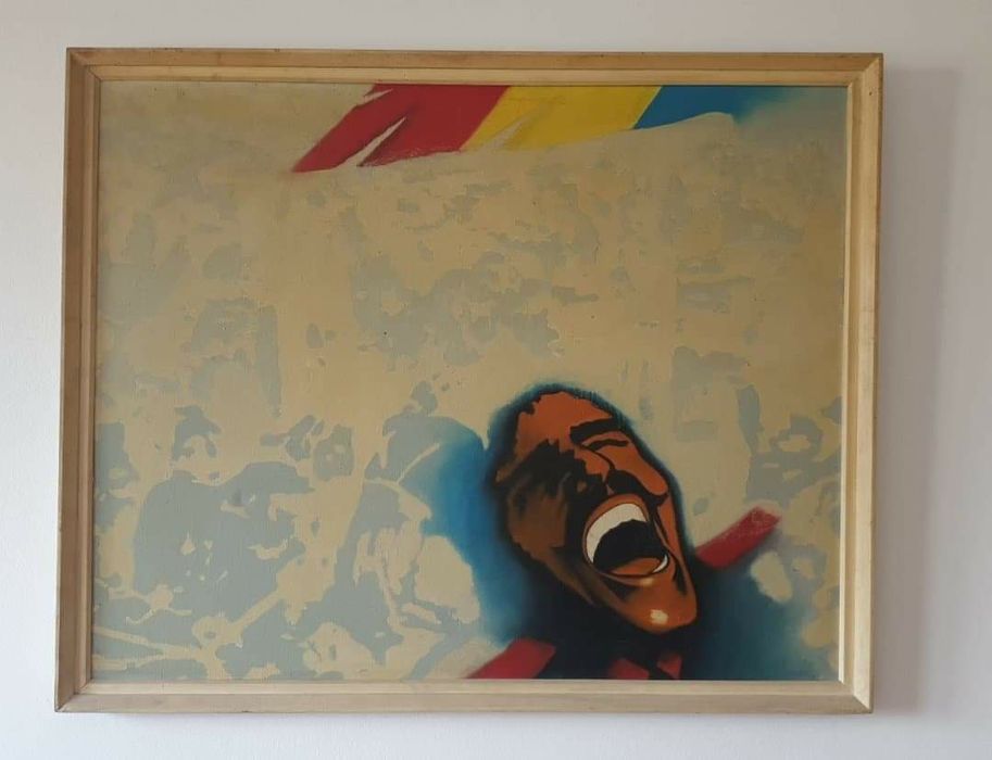 Tablou cu Soldat cazut in lupta