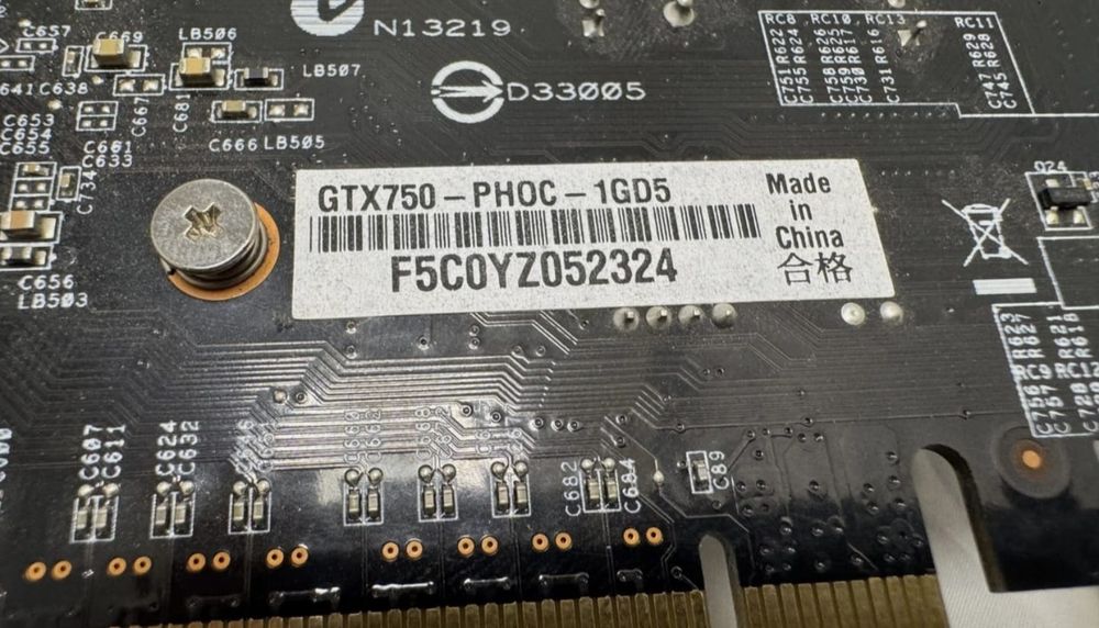 Asus Nvidia gtx 750 1gb