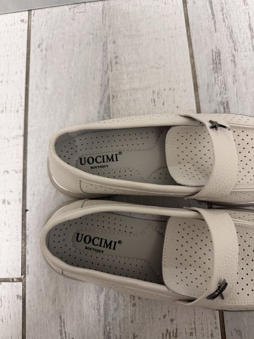 Обувь лоферы бежевый