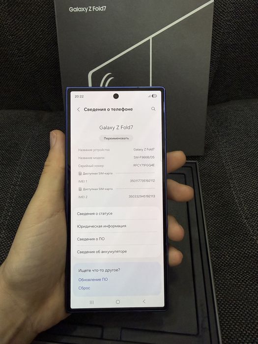 Samsung Z FOLD 7 512гб