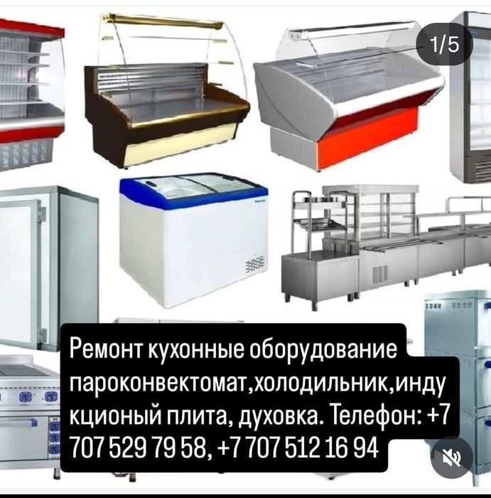 Ремонт пароконвектоматов,промышленных  плит,пицца печей,духовых шкафов