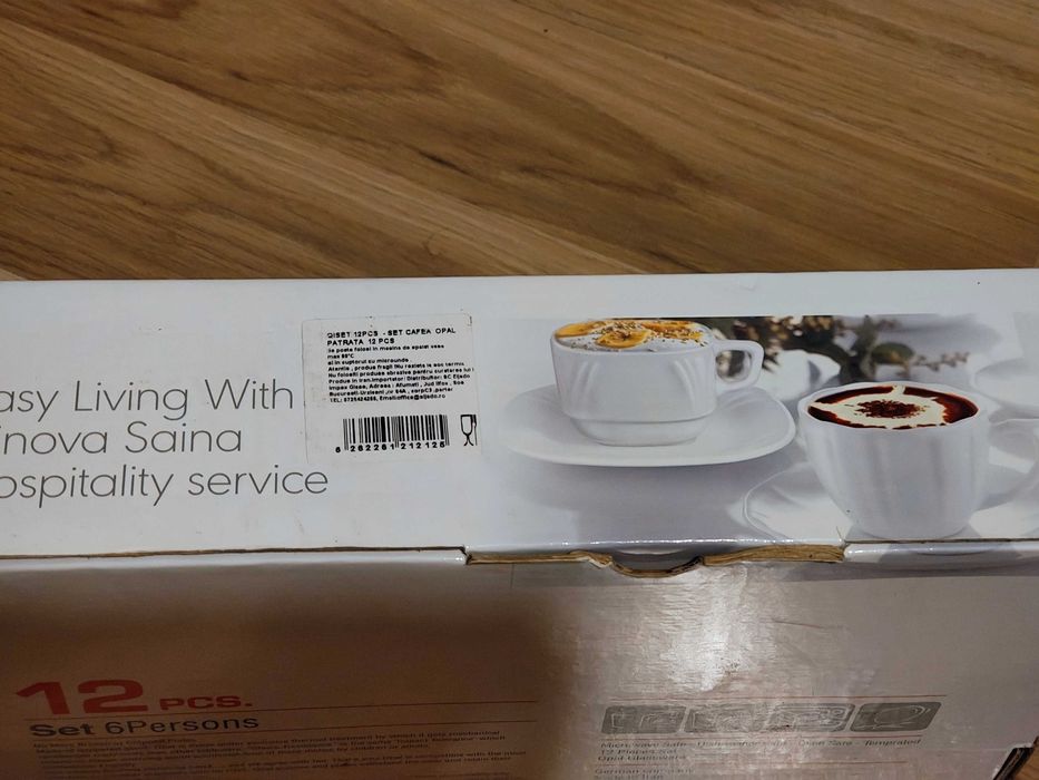 Set anticiobire cafea ceai 12 piese