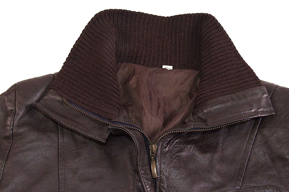 Geaca piele naturala fina, masura 46, Made in Egypt, NOUA
