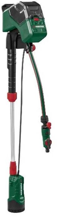 Акумулаторна помпа за дъждовна вода Parkside 12V с батерия и зарядно