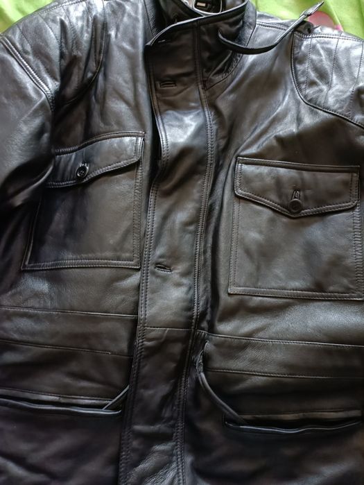 Кожаная куртка мужская