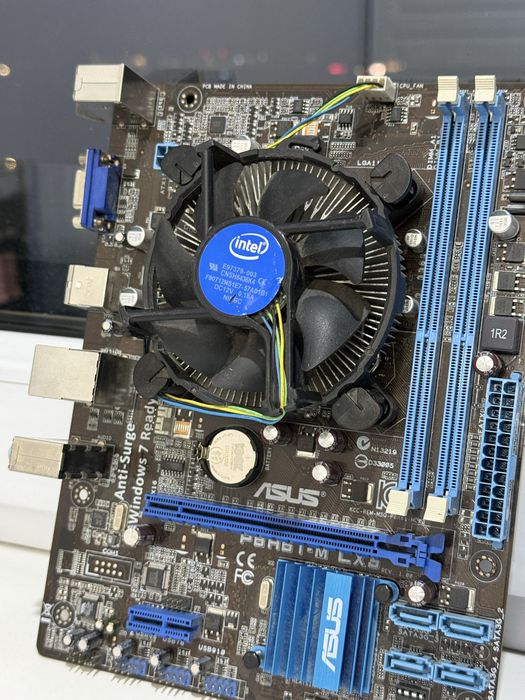 Комплект материнская плата + процессор + кулер LGA1155