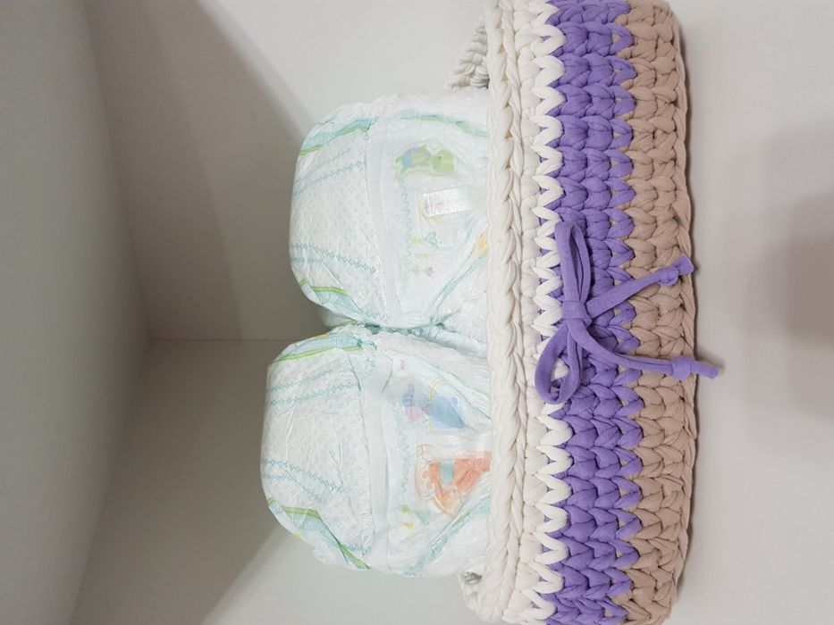 Вязаные корзины