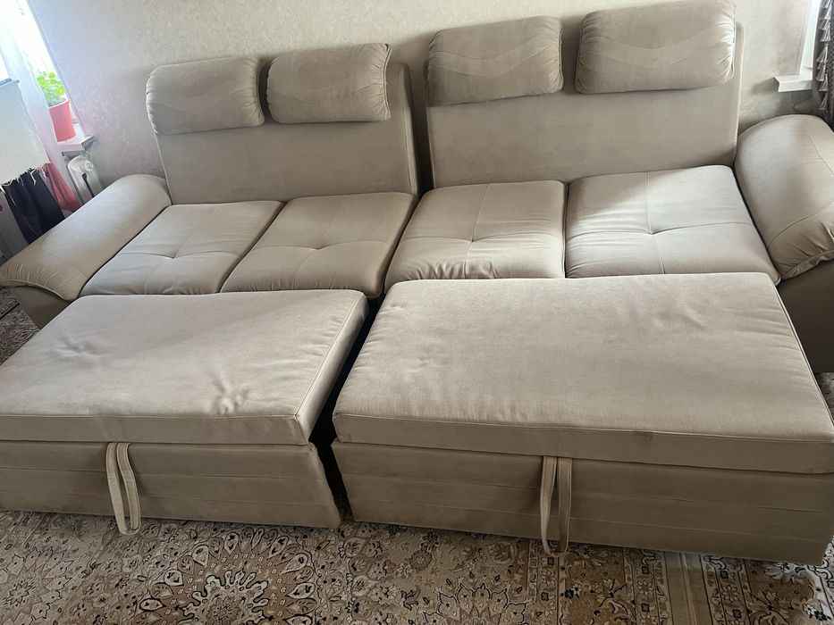 Диван длинна 2,5 м из 2 частей