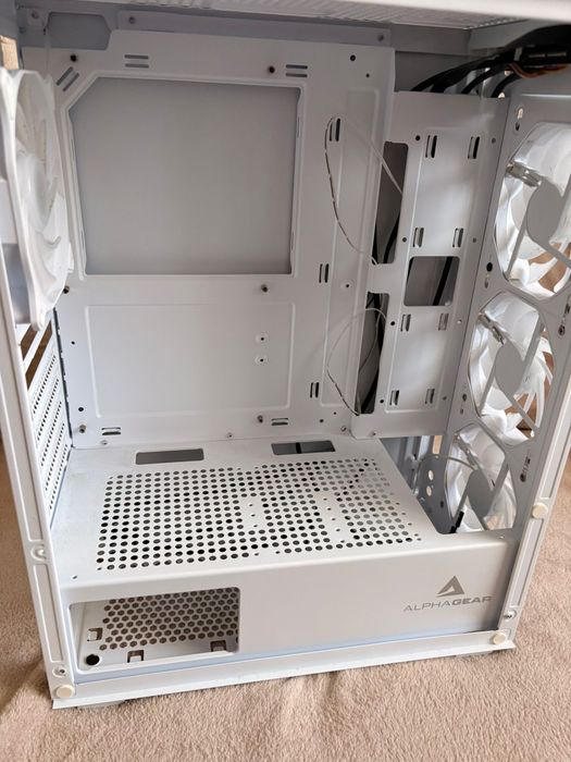 Carcasa ALPHAGEAR white, Mid Tower