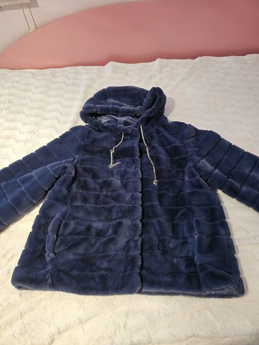 Пухено кожухче от изкуствен косъм