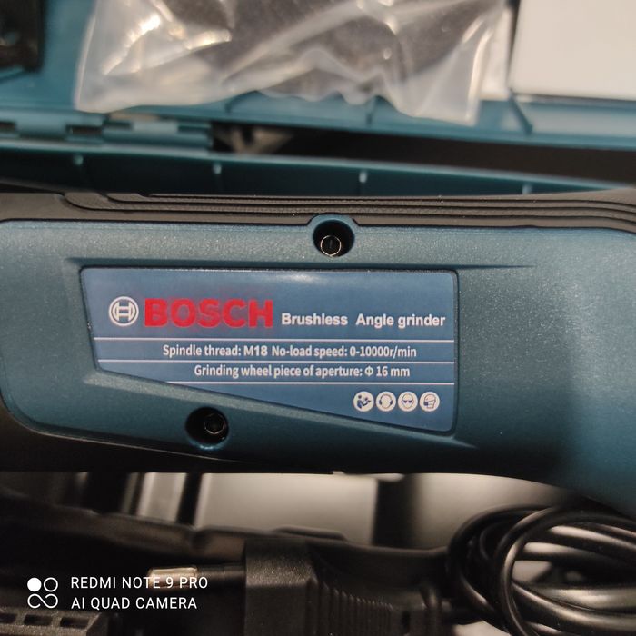 Flex/polizor unghiular cu 2 acumulatori BOSCH