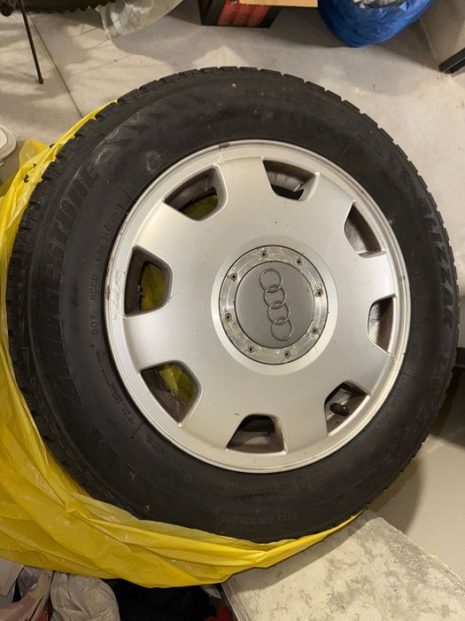 4 броя зимни гуми Bridgestone с джанти