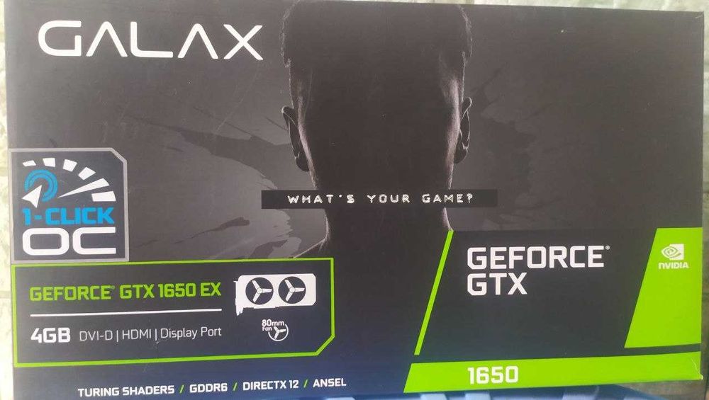 Galax Gtx1650 4gb GDDR6