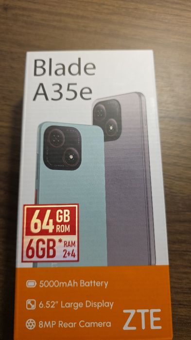 Telefon ZTE BLADE A35e sigilat +cadou
