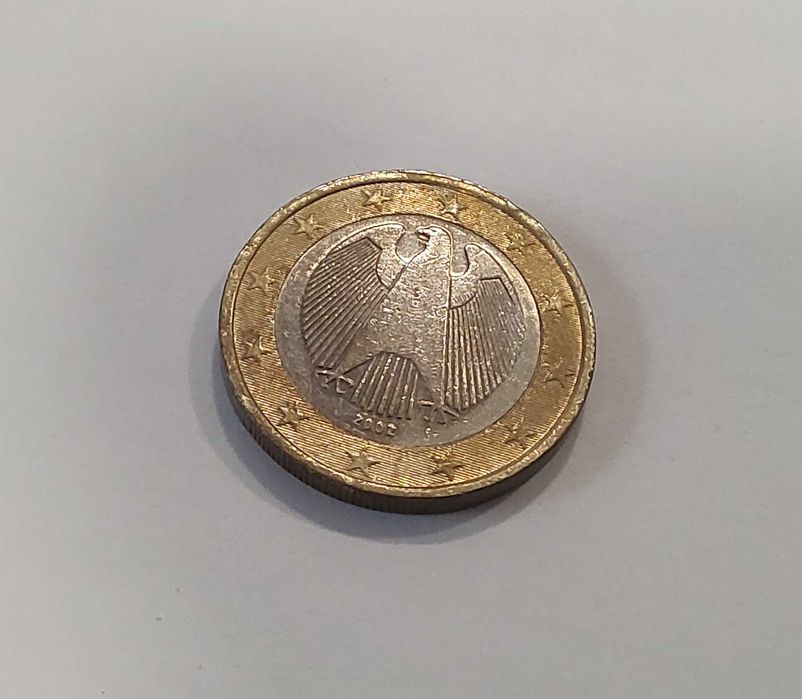 Monedă 1 Euro 2002 Germania - Bundesadler (Acvila germană)
