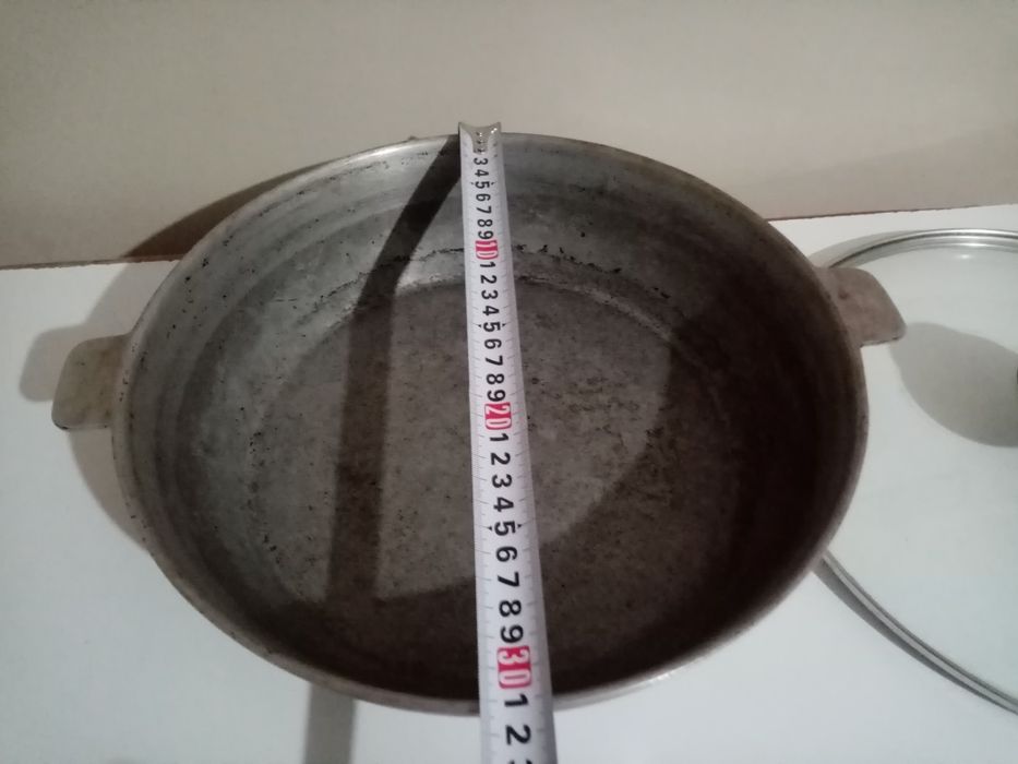 Сковорода глубокая, советская, чугун.