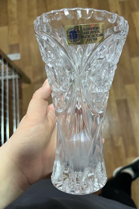Vaza de cristal, made in Germany