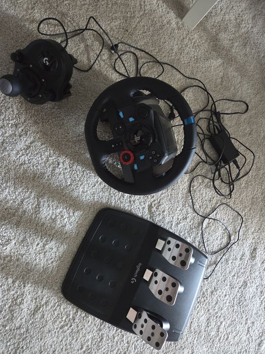 Logitech G29 + Driving Force Shifter + Pedale | PS5 / PS4 / PS3 / PC