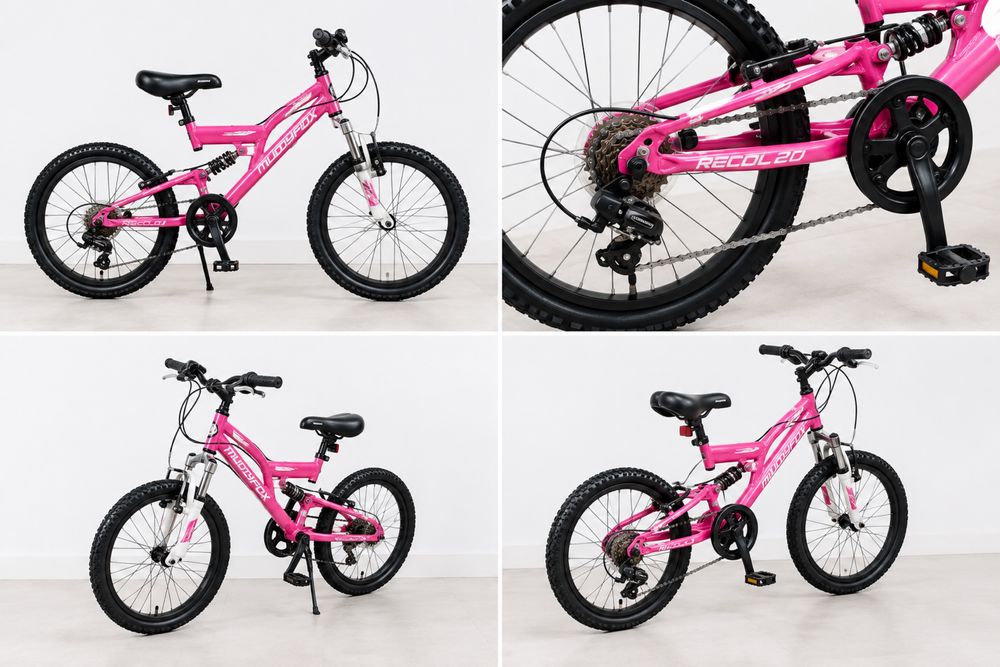 Bicicletă copii Muddyfox Recoil 20– Nouă, 6 viteze, suspensie dublă