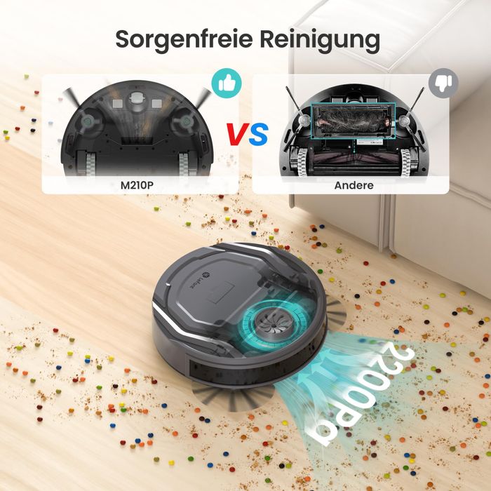 Aspirator robot LEFANT M210PG cu 2200 Pa