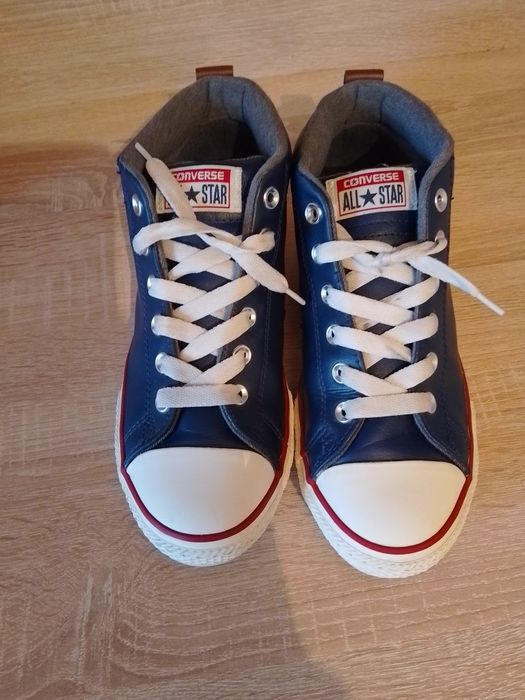 Дамски Кецове CONVERSE естествена кожа