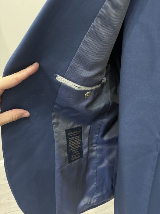 Костюм 44 размер, темно-синий