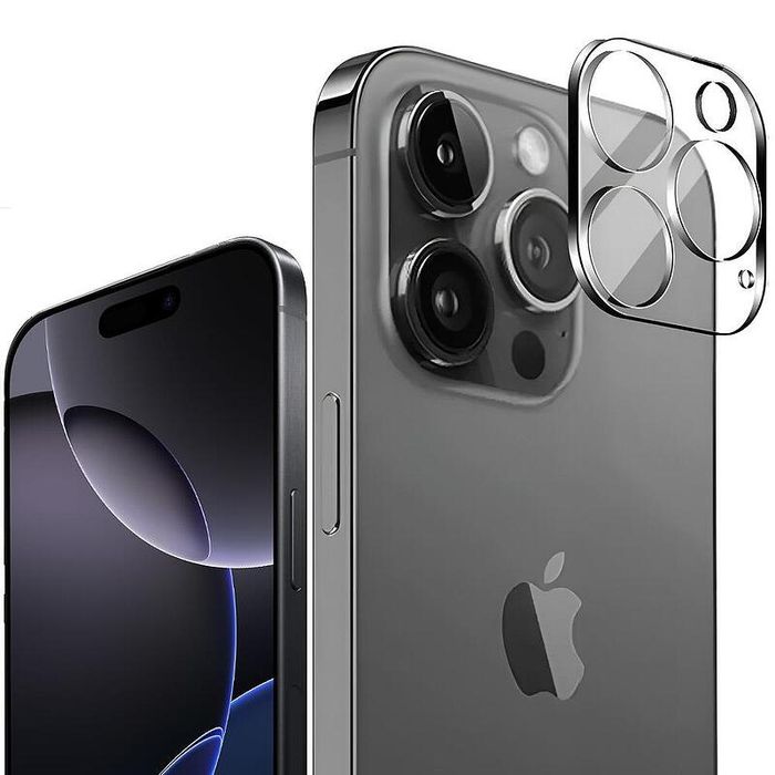 Стъклен Протектор за Камера за Apple iPhone 16 Pro / 16 / 15 Pro Max