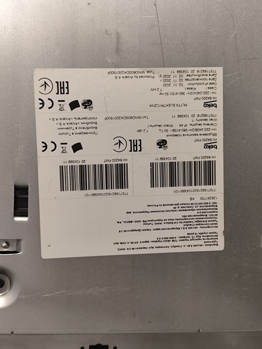 Plita inductie Beko partial defect