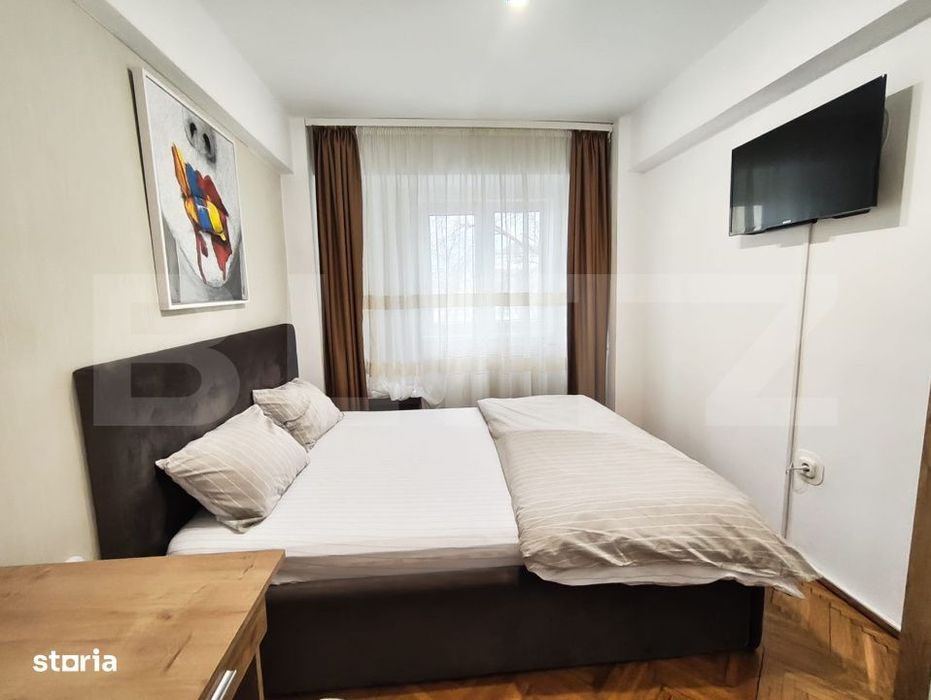 Apartament 3 camere, 2 bai, Bd. Stefan cel Mare, parcare, etaj 2