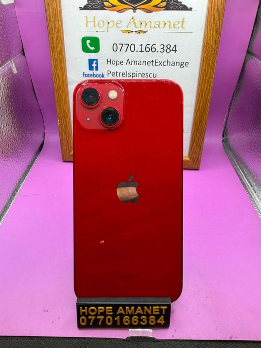 HOPE AMANET P2-Iphone 13 rosu 256 GB/81% BAT