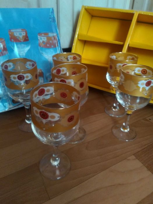 Фужеры, Тарелки, Фруктовница