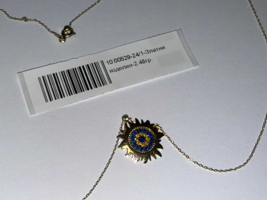 Златно дамско колие - 2.48гр. - 14К