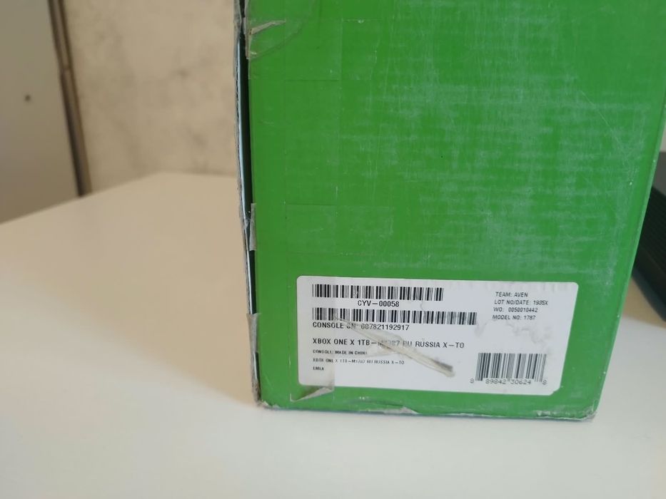 X Box one x, 1 тб